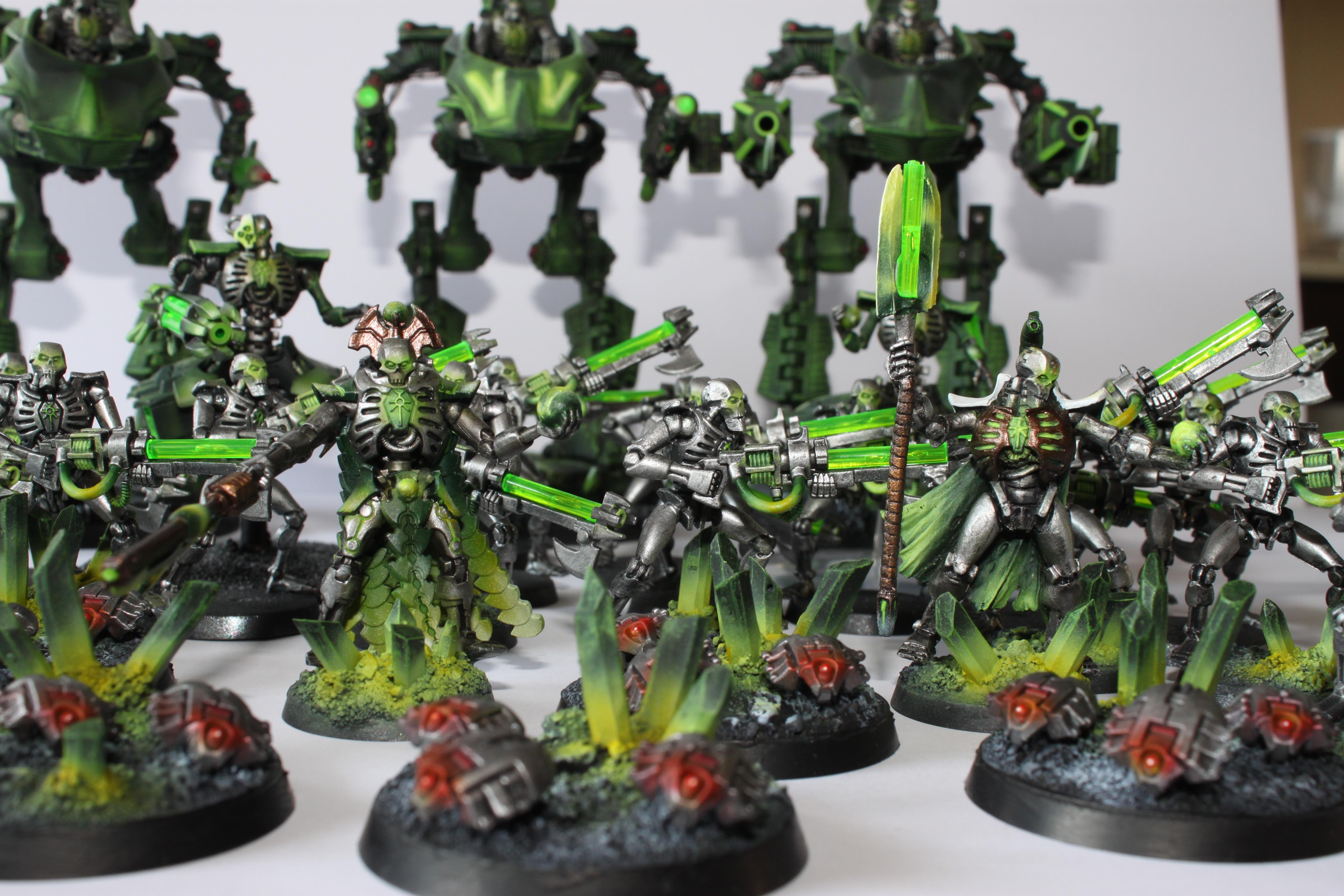 Airbrush Necrons Poland Warhammer 40000 Necron Army Gallery Dakkadakka 0804